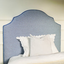Charger l'image dans la galerie, Tête de lit modèle Reine (jacquard bleu)