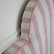 Charger l'image dans la galerie, Tête de lit modèle Pèlerine (Coton rayé rose)
